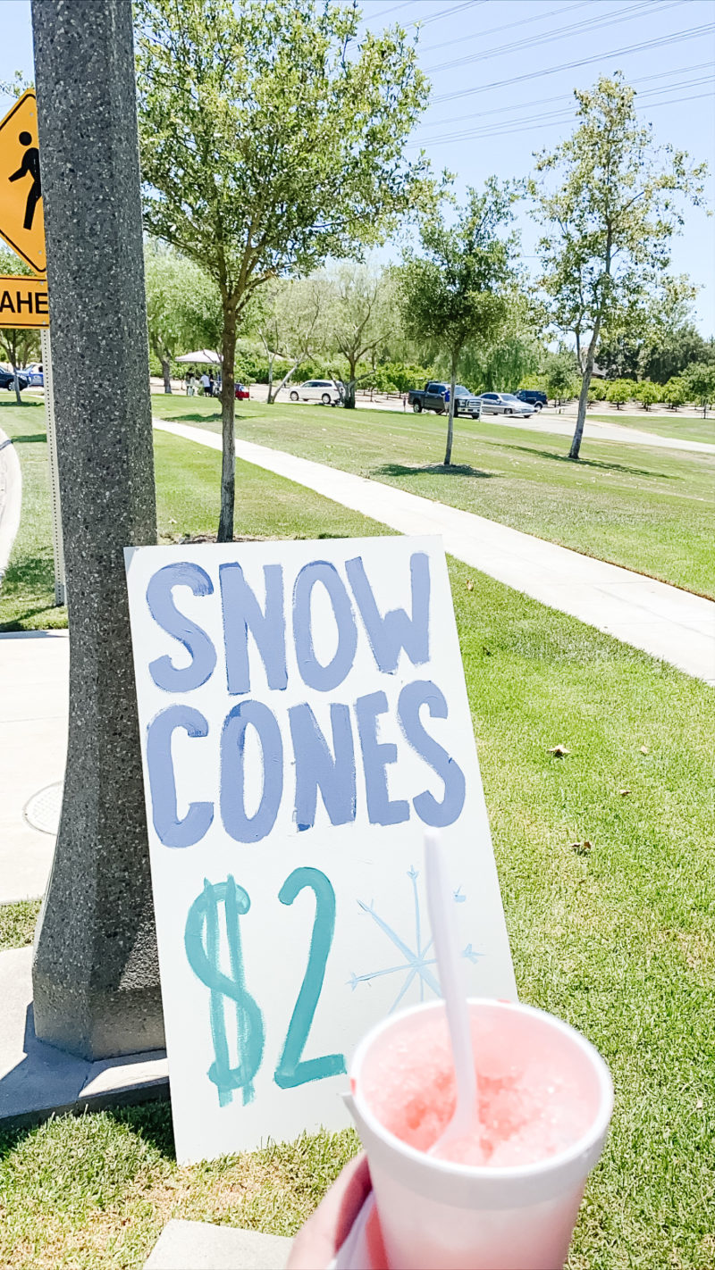 snow cones