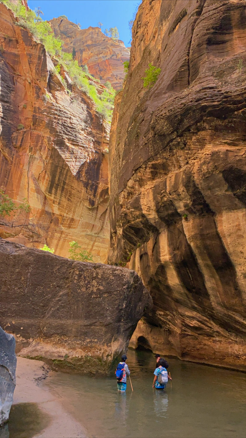 the narrows hiking trail