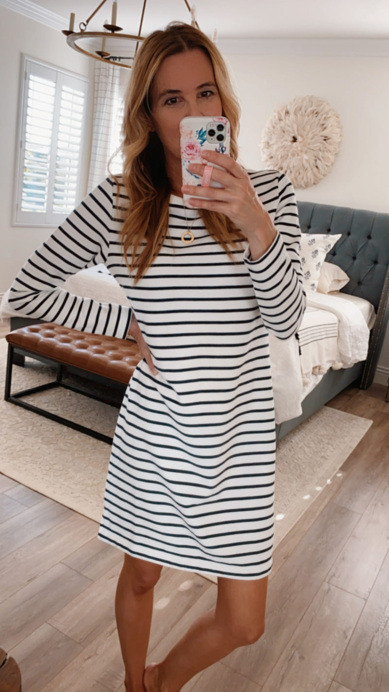 striped dress