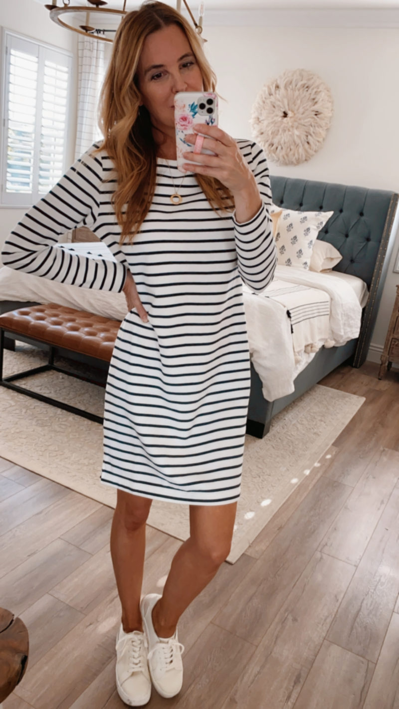 striped dress