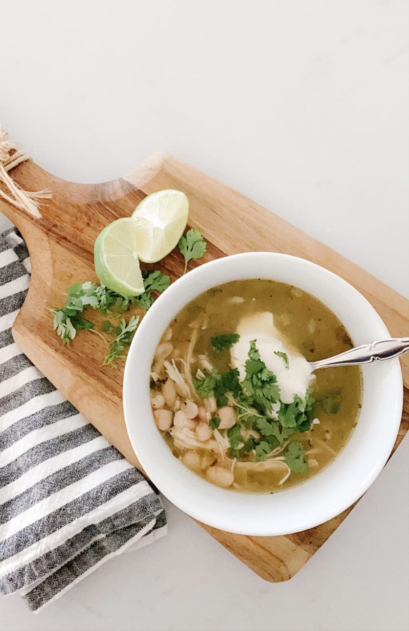 salsa verde chicken soup