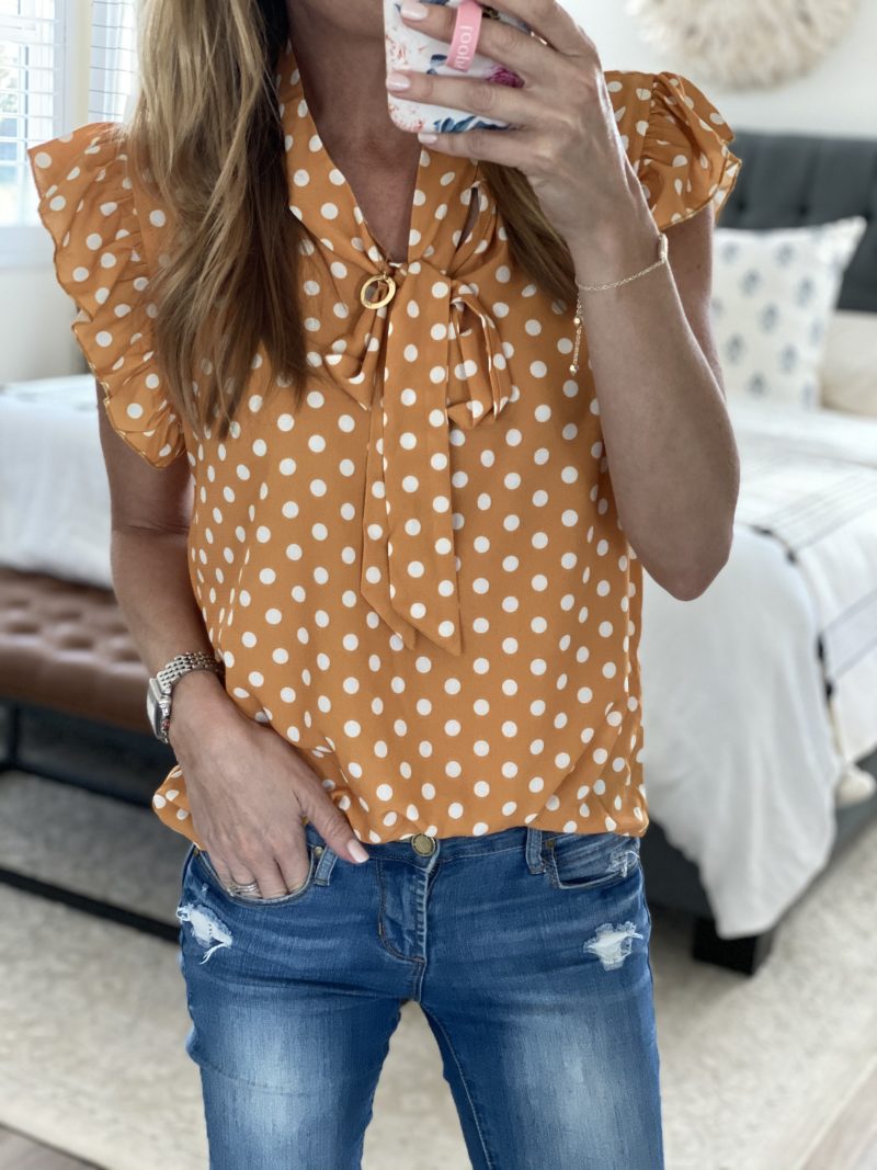 polka dots saturday shopping