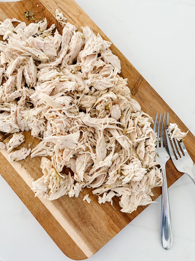 shredded chicken