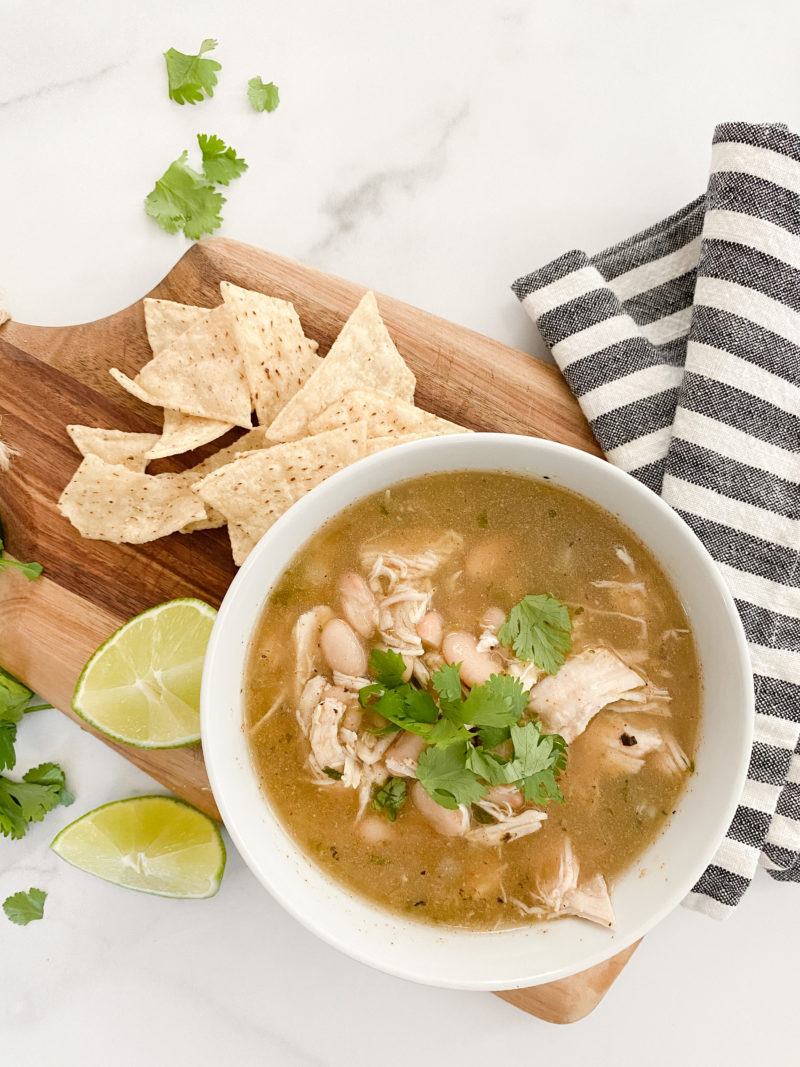 simple & delicious salsa verde chicken soup