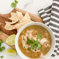 salsa verde chicken soup