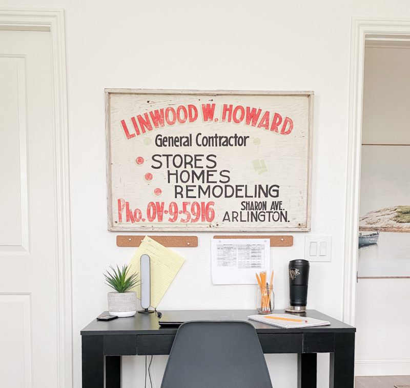 Small Study Space  Desk Hack - A Thoughtful Place