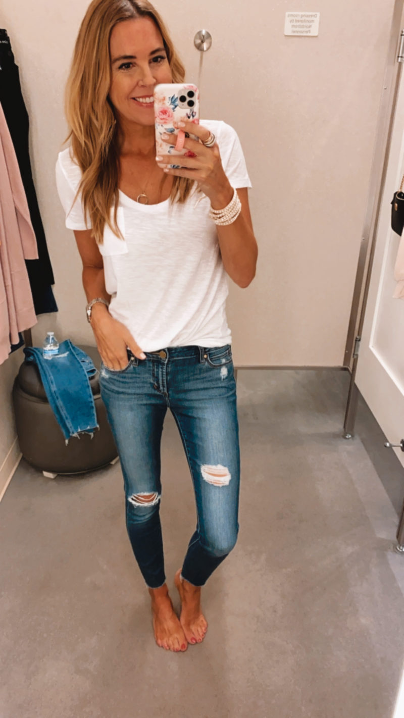 basic white t