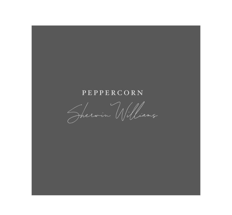 peppercorn sherwin williams