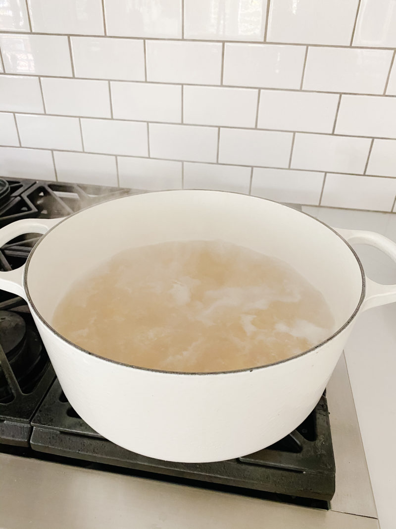 boil the pasta
