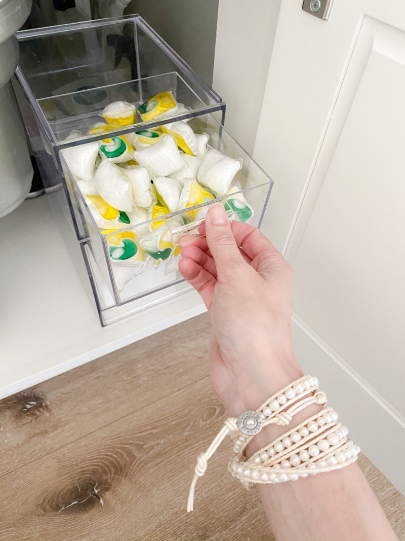 dishwasher pod organization