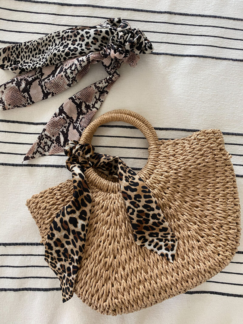 straw bag saturday shopping