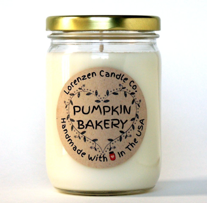 pumpkin candle