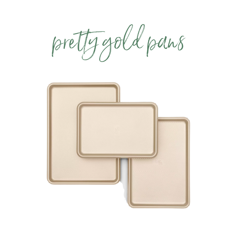 pretty gold trays