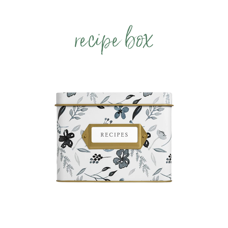 recipe box kitchen lover's gift guide