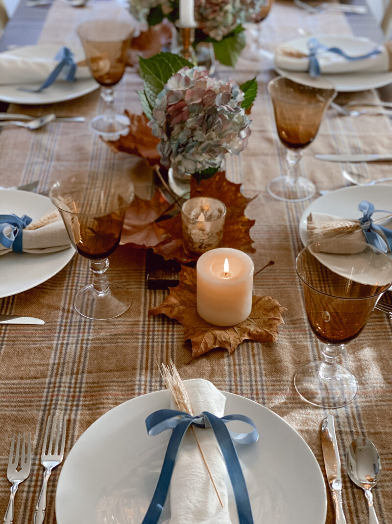 our plaid table a thoughtful place