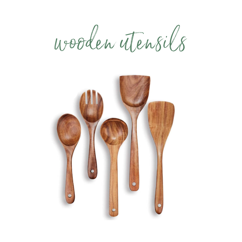 wooden utensils kitchen lover's gift guide