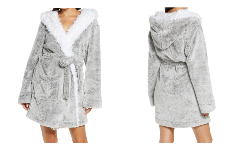 fluffy robe