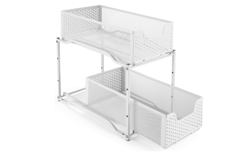 Auledio Can Organizer Rack Stackable Metal Can Organization and