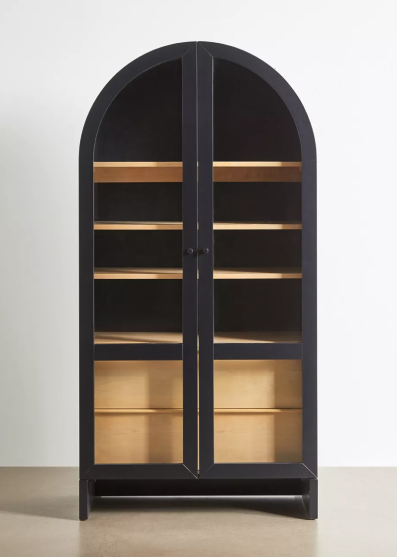 black cabinet