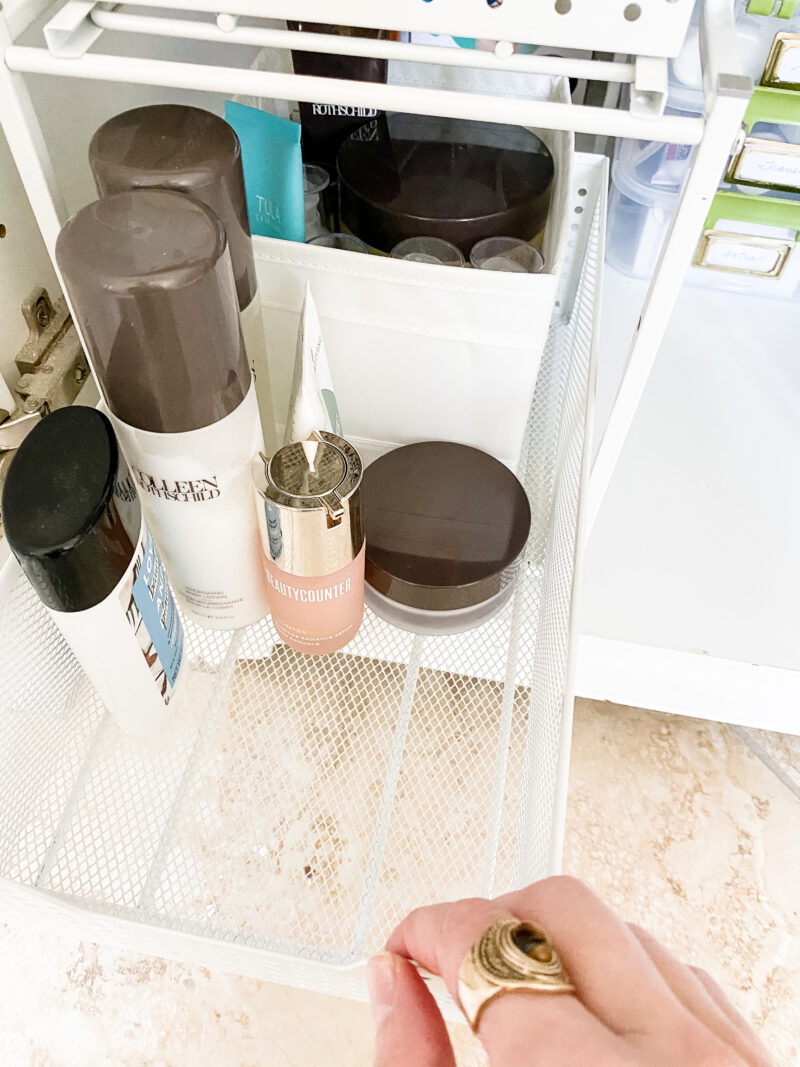 Bathroom Organization {Under the Sink Organizing Tips} - Polished Habitat