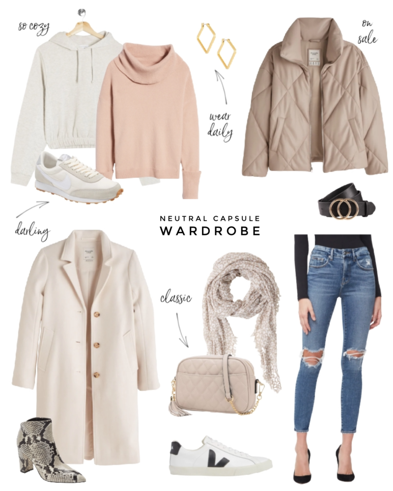 neutral capsule wardrobe