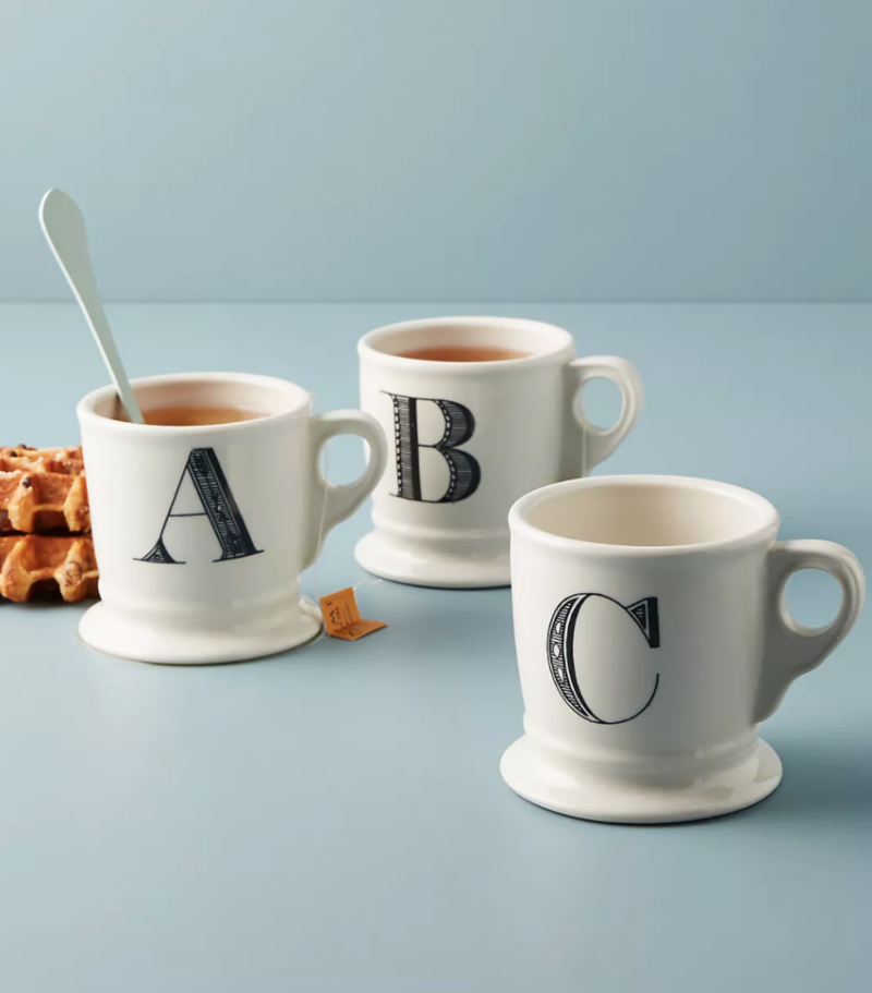 monogram mug