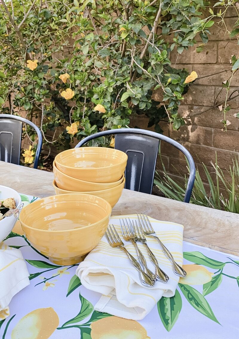 yellow bowls