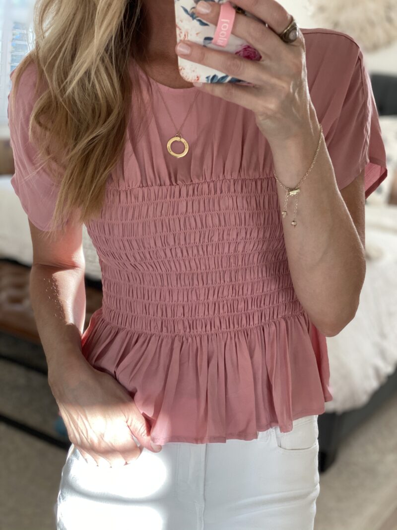 mauve top