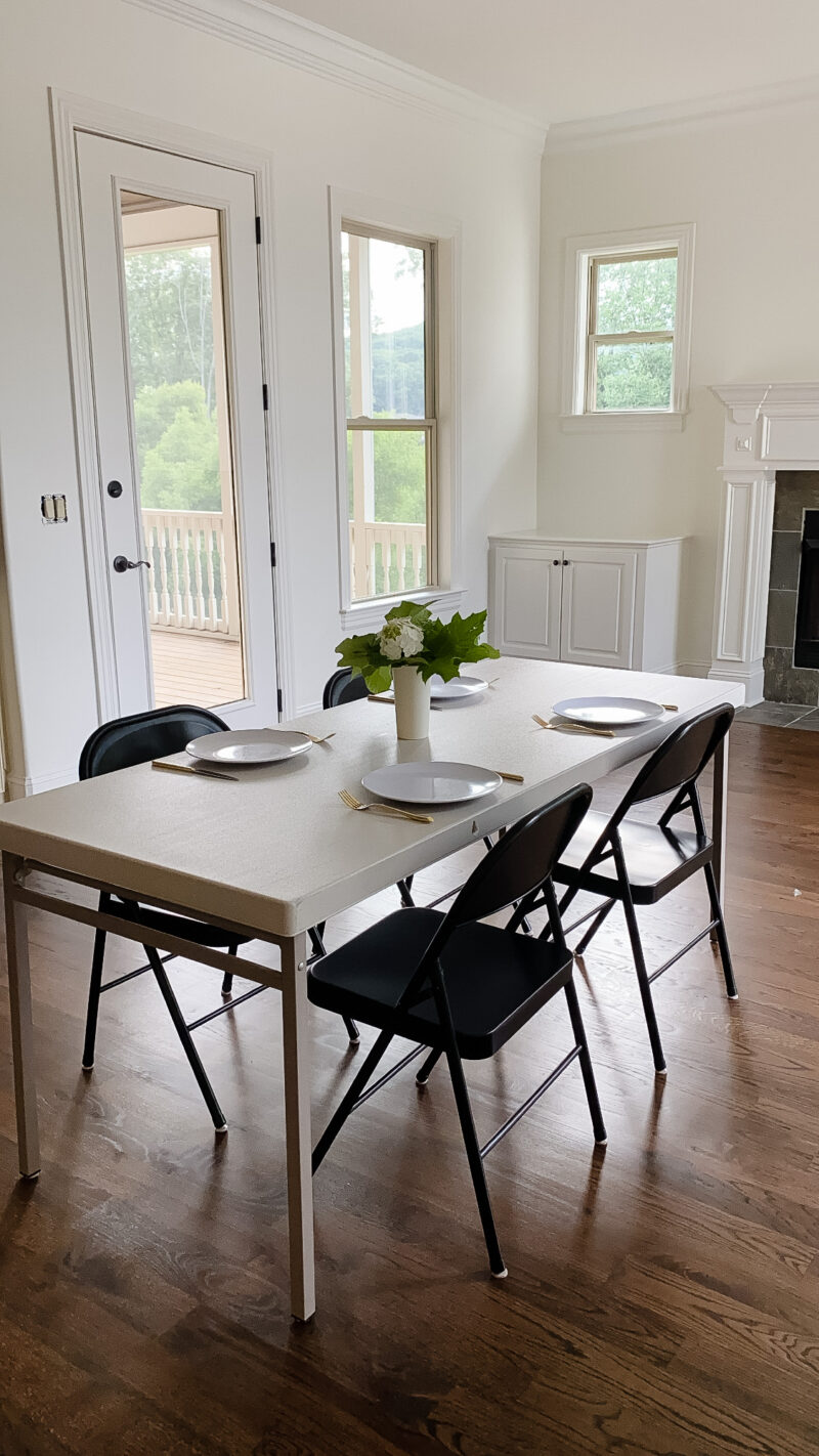 our dining room table