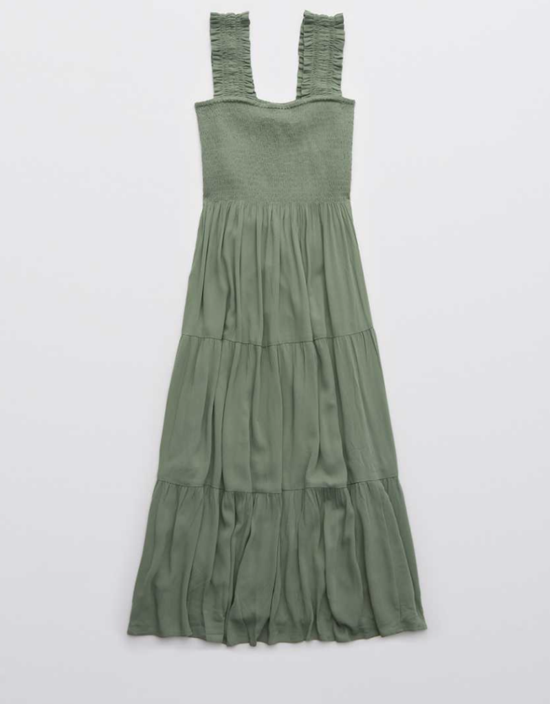 olive green dress