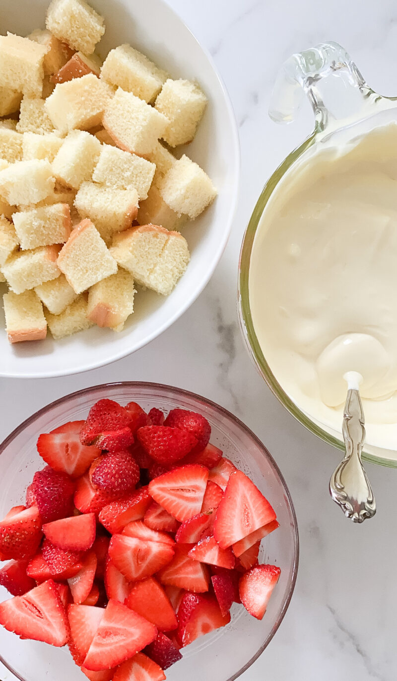 strawberry dessert ingredients