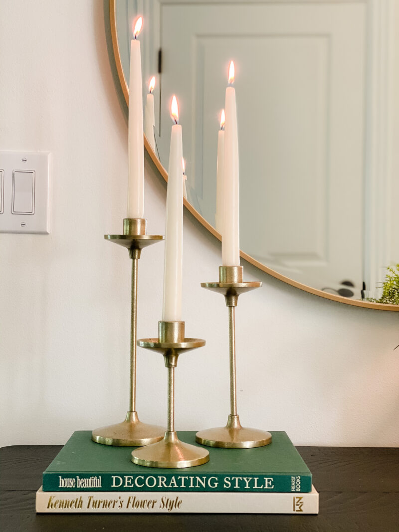 brass candle sticks