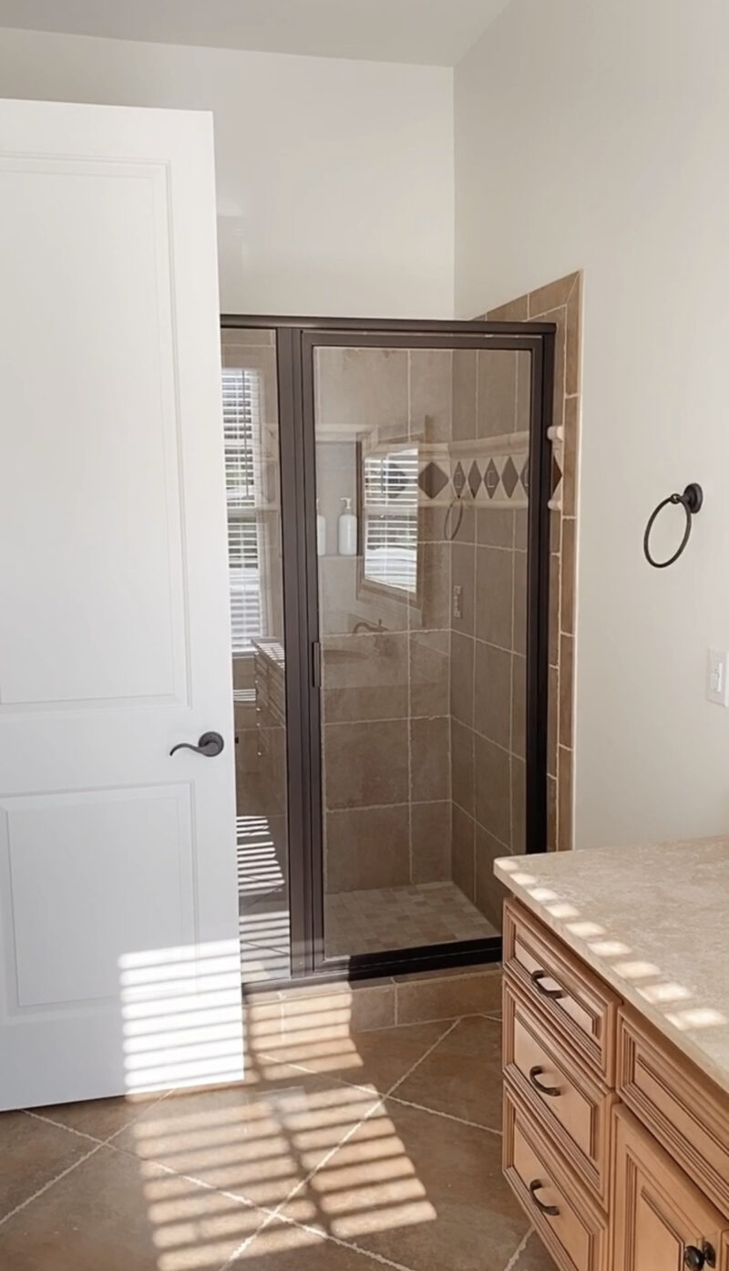 shower guest bathroom