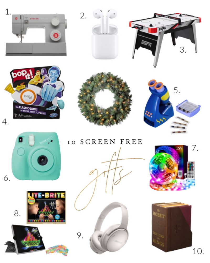 screen free gift ideas