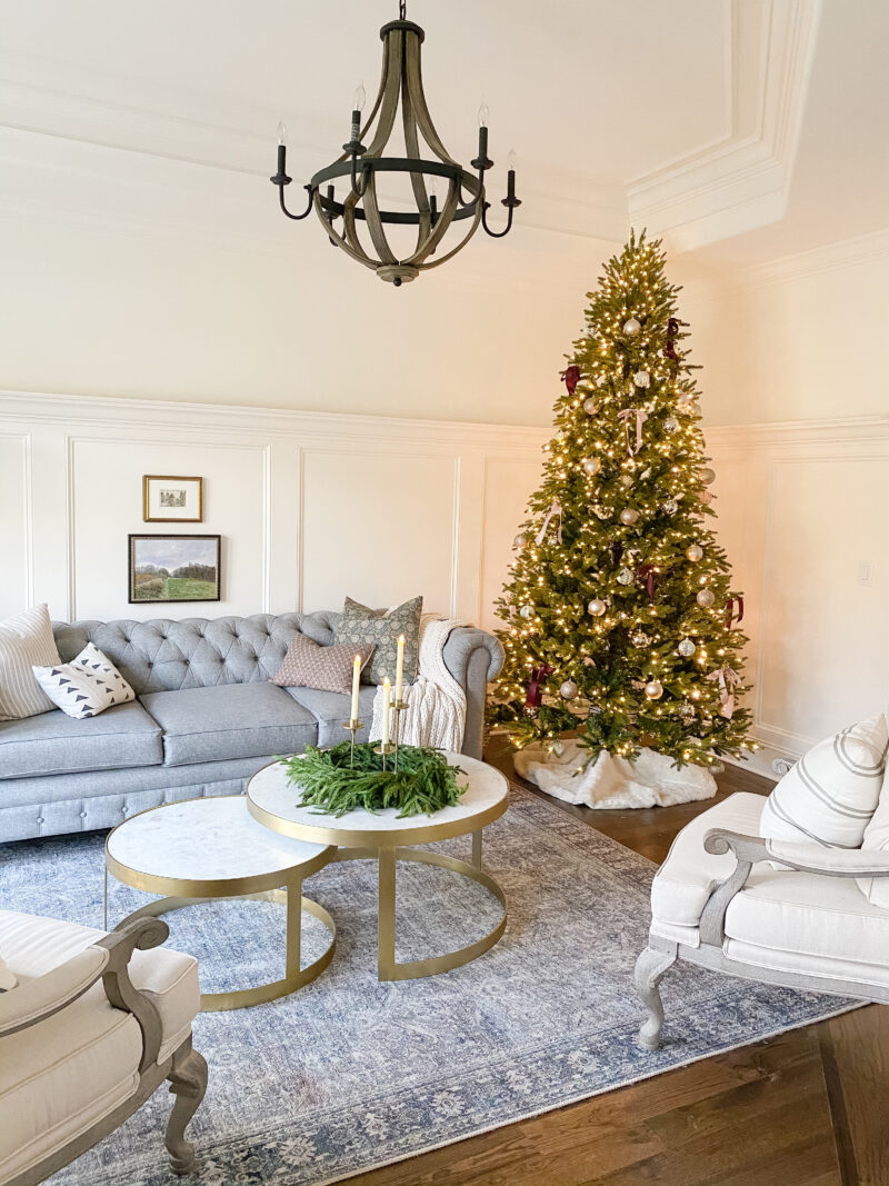 christmas tree living room