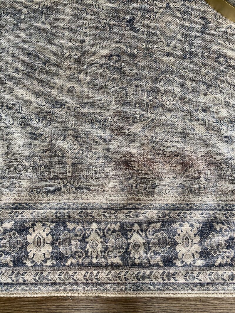 blue gray rug
