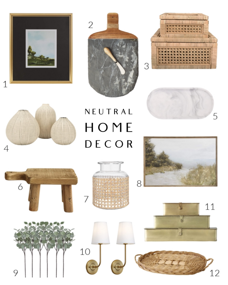 neutral home decor