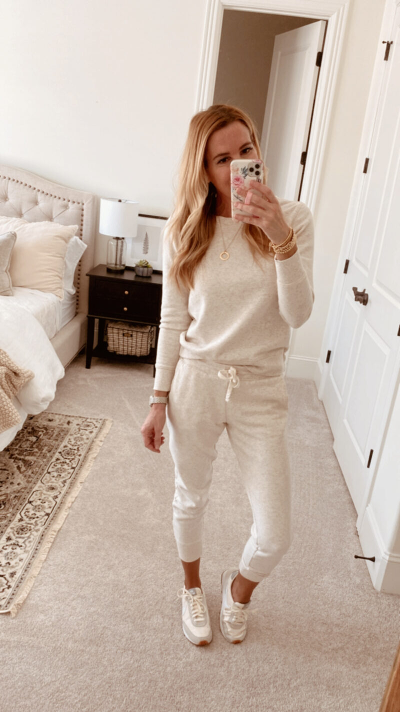 comfy sweats saturday shopping