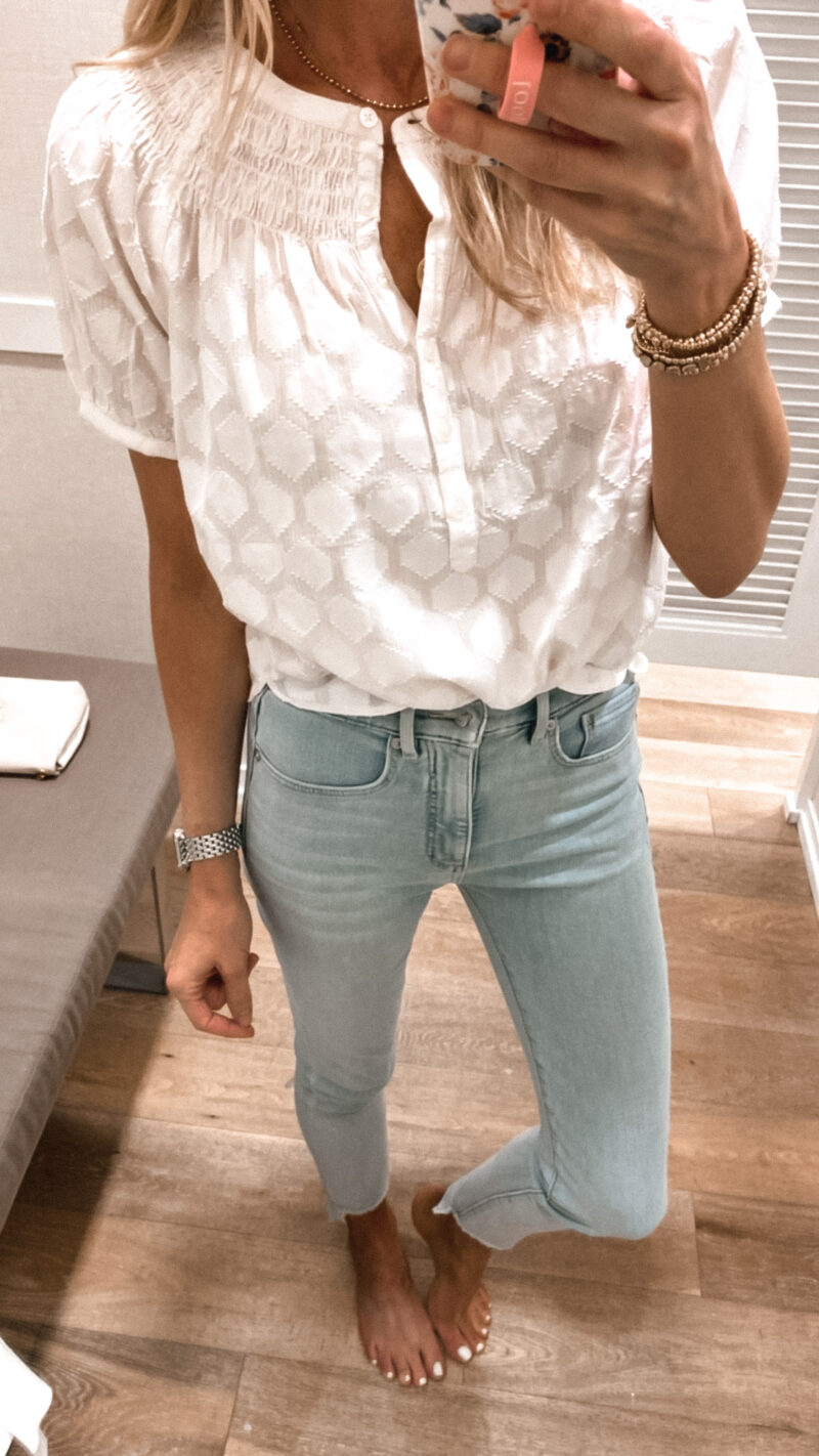 darling white top