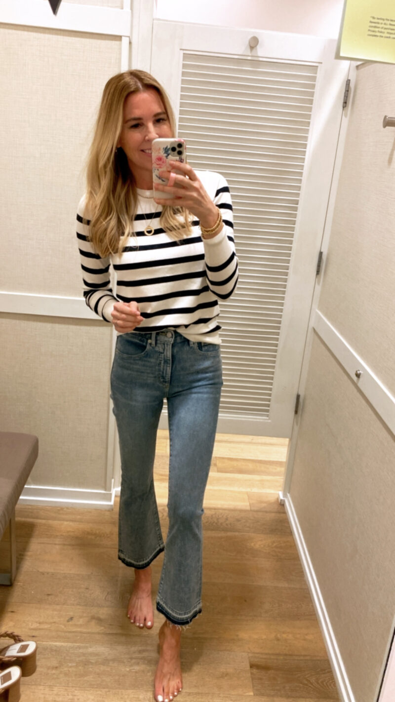 striped top