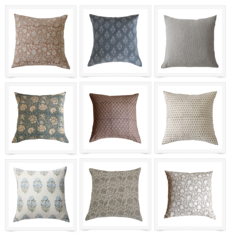 designer pillows
