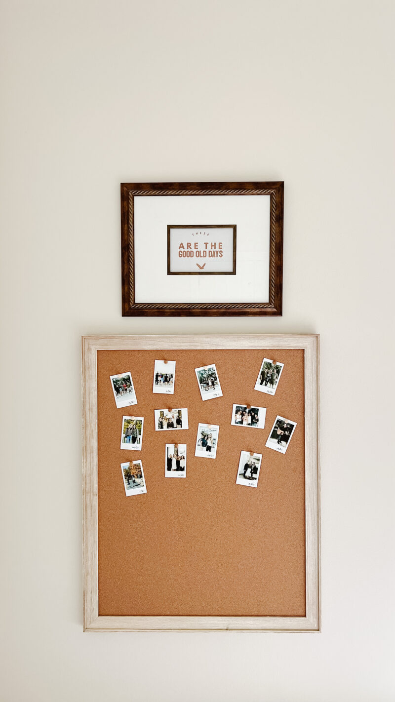 Guest Room Photo Board - A Thoughtful Place