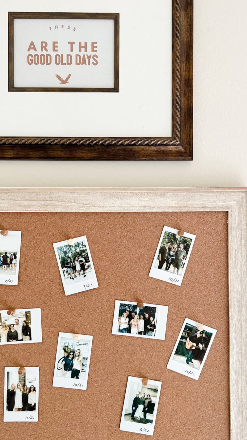 guest room photo boards