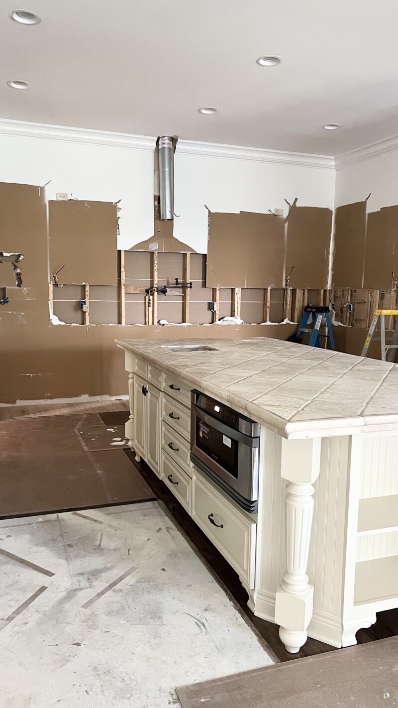 kitchen renovation