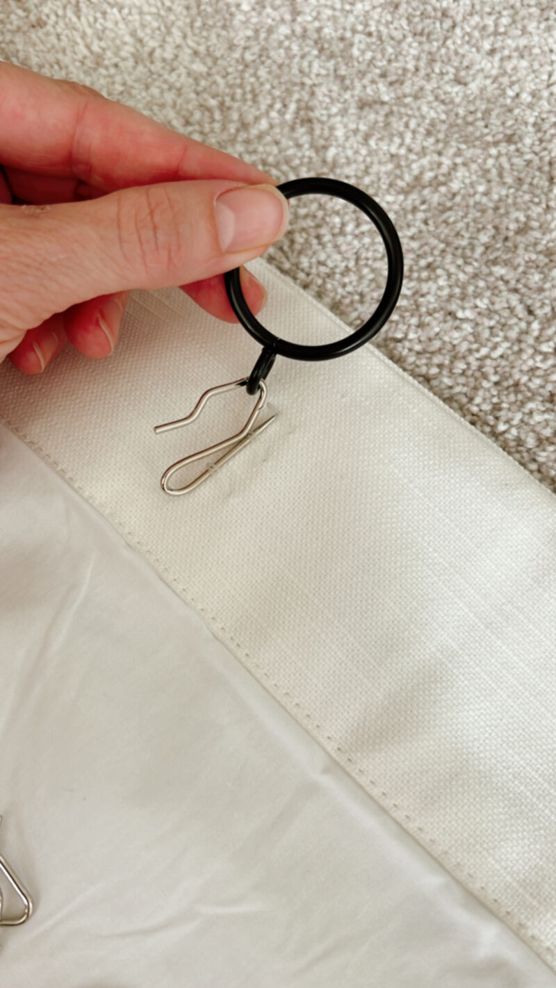 How to Use Drapery Pins Hooks