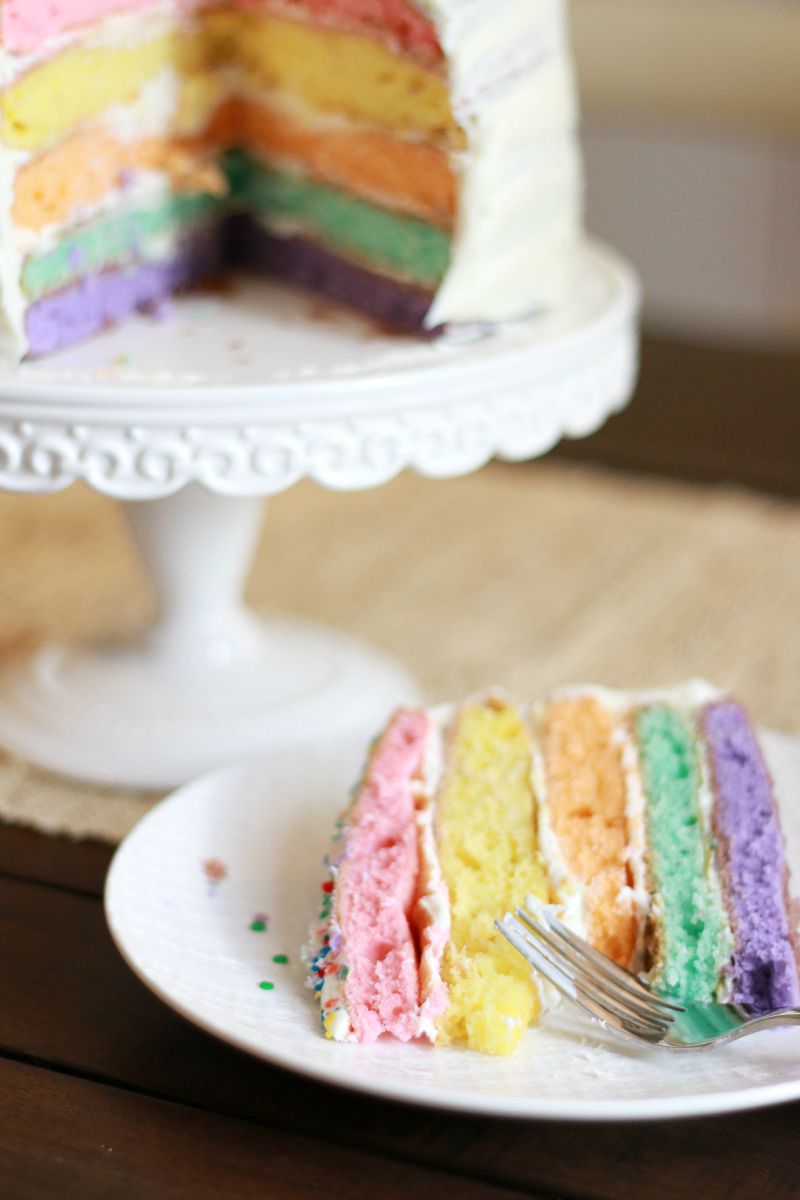 rainbow cake back in the day