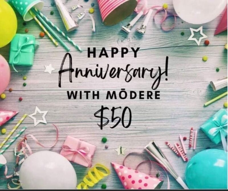 modere anniversary money