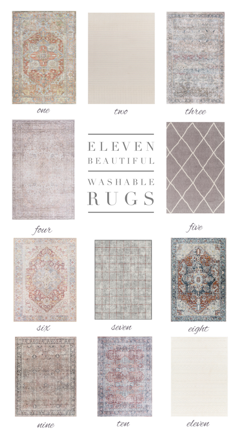 washable rugs