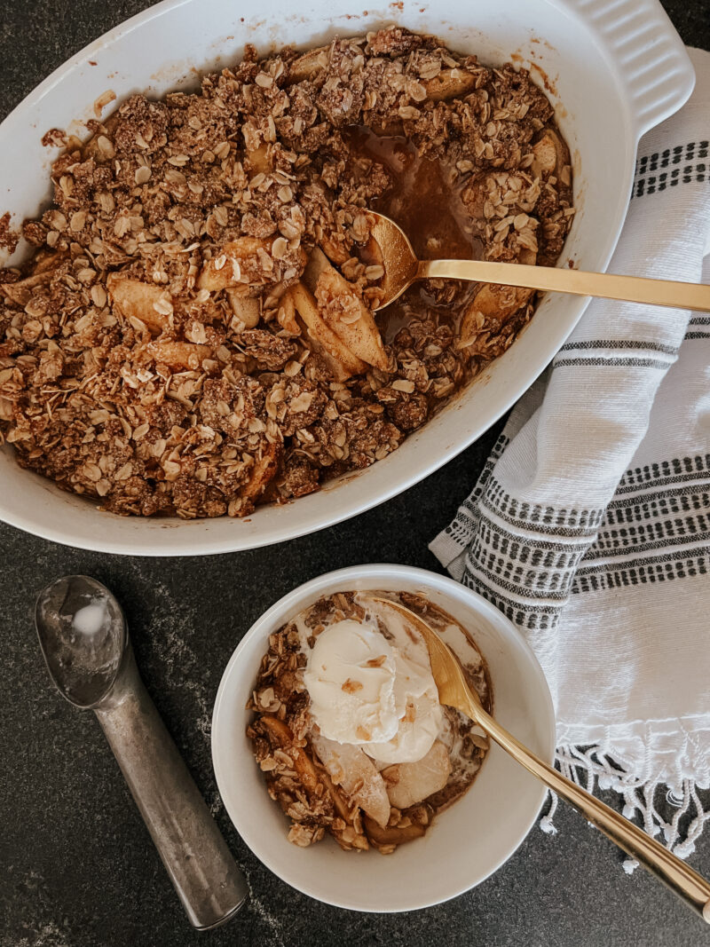 Maple-Sweetened Healthy Apple Crisp - Healthy Seasonal Recipes