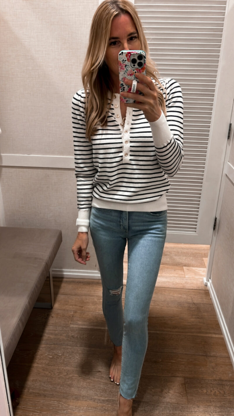 loft striped sweater